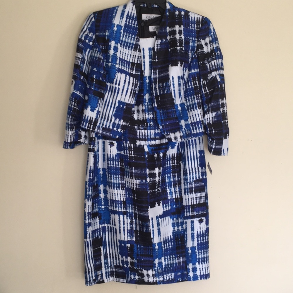 2 piece suit - dress, jacket.